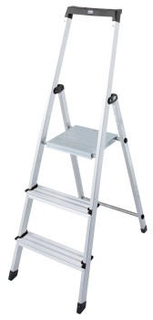 Drabina wolnostojąca 2.65m ze stopniami 1x3 Krause Monto Solidy 126214