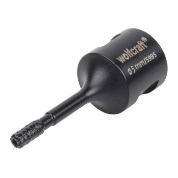 Otwornica diamentowa do płytek 5 mm Ceramic/M14, super szybka WOLFCRAFT 5995000