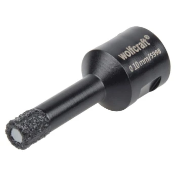 Otwornica diamentowa do płytek 10 mm Ceramic/M14, super szybka WOLFCRAFT 5998000