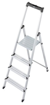 Drabina wolnostojąca 2.85m ze stopniami 1x4 Krause Monto Solidy 126221