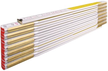 Miara składana 3m 617/11 buk, biało-żółta, sekcji 15 STABILA 01231