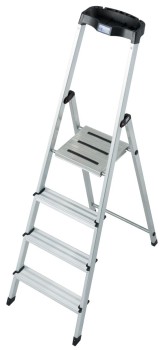 Drabina wolnostojąca 2.85m ze stopniami 1x4 Krause Monto Safety 126320