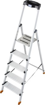 Drabina wolnostojąca 3.05m ze stopniami 1x5 Krause Monto Sepuro 127235