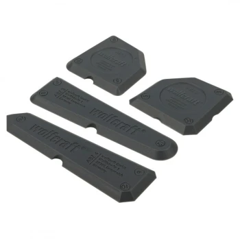 Zestaw kostek ,gładzików do wygładzania fug silikonowych 4 szt. . WOLFCRAFT 4330000