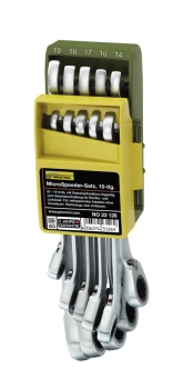 Zestaw kluczy MicroSpeeder w składanym uchwycie 8-19 mm 10 części PROXXON 23126