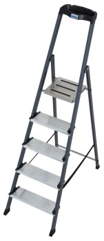 Drabina wolnostojąca 3.05m ze stopniami 1x5 Krause Monto Securo 126436