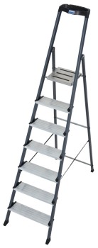 Drabina wolnostojąca 3.5m ze stopniami 1x7 Krause Monto Securo 126450