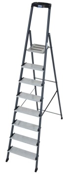 Drabina wolnostojąca 3.7m ze stopniami 1x8 Krause Monto Securo 126467