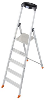 Drabina wolnostojąca 3.05m ze stopniami 1x5 Krause Monto Solido 126641