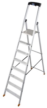 Drabina wolnostojąca 3.7m ze stopniami 1x8 Krause Monto Solido 126672