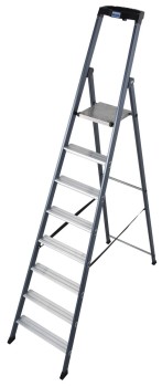 Drabina wolnostojąca 3.7m ze stopniami 1x8 Krause Monto SePro S 124227