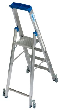 Drabina jezdna 2.95m ze stopniami 1x4 Krause Stabilo Professional 124616