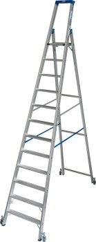 Drabina jezdna 4.8m ze stopniami 1x12 Krause Stabilo Professional 124678