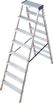 Drabina dwustronna 3.3m ze stopniami 2x8 Krause 120441 Monto Dopplo