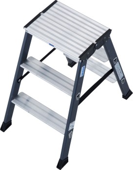 Drabina dwustronna 2.2m ze stopniami 2x3 Krause 125804 Monto SePro D