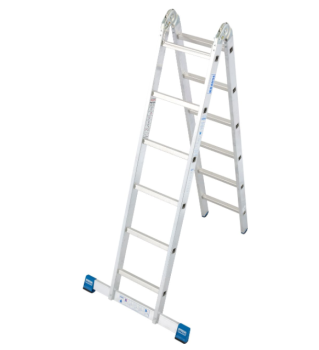 Drabina dwustronna przegubowa STABILO 2x6 szczebli. 4.40m KRAUSE 133908