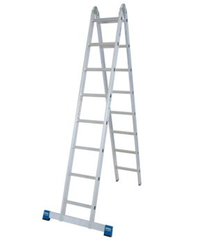 Drabina dwustronna przegubowa STABILO 2x8 szczebli. 5.5m KRAUSE 133915