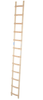 Drabina dachowa z drewna 12 szczebli KRAUSE 804426