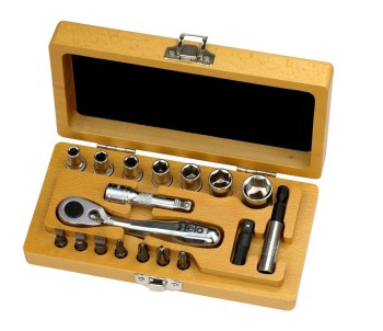 Zestaw 18 narzędzi w drewnianym pudełku XS Classic 1/4 FELO 05771866