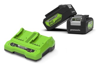 24V 2xakumulator 4 Ah + ładowarka dual GSK24B4X GREENWORKS GR2927807