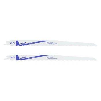 2 brzeszczoty szablaste BiM dł. 280 mm WOLFCRAFT 2671000