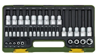 Zestaw specjalny do śrub imbusowych i gwiazdkowych 42 części PROXXON 23290