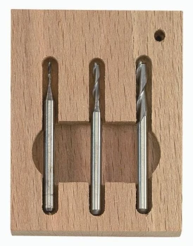 Frez wolframowe 1, 2, 3 mm, trzpień 3 mm PROXXON 27116