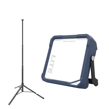 Zestaw : nieoślepiająca lampa LED Vega Lite 6000 lm 03.5453 + Statyw 2 m 03.5685 SCANGRIP SG490536