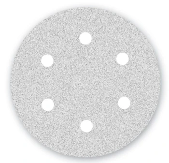 Papier ścierny WHITE fi 225 z 6 otworami K180 do szlifierek do gipsu 25 szt/opak. LHS/TBS 225 PRO MENZER MR231271180