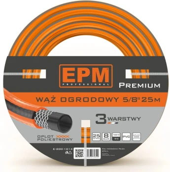 WĄŻ ZBROJONY DO URZĄDZEŃ ZRASZAJĄCYCH 5/8 25MB PREMIUM EPM E-200-1014