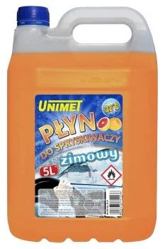 PŁYN DO SPRYSKIWACZY ZIMOWY 5L DO-22 NA ETANOLU POMARAŃCZOWY UN PŁYN 5L ZI P