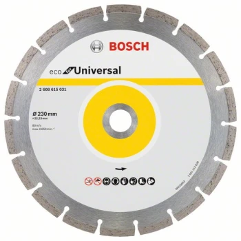 TARCZA DIAMENTOWA BUDOWLANA ECO SEGMENTOWA 230MM BOSCH 2608615031