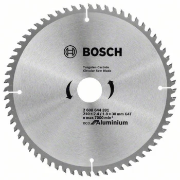 TARCZA PILARSKA ECO ALU 210*2,4/30 64T BOSCH 2608644391