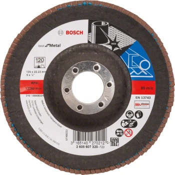 LAMELKA WYGIĘTA GRANULACJA 120 125MM BOSCH PA9 120 125B