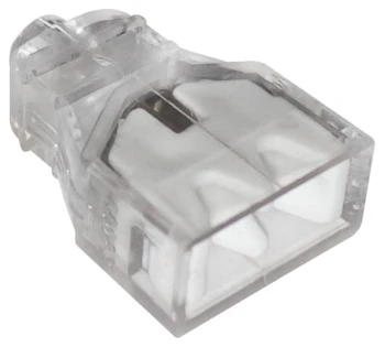 SZYBKOZŁĄCZKA 2*0,5-2,5MM2 TRANSPARENTNA/BIAŁY 10 SZTUK EPM E-650-0220