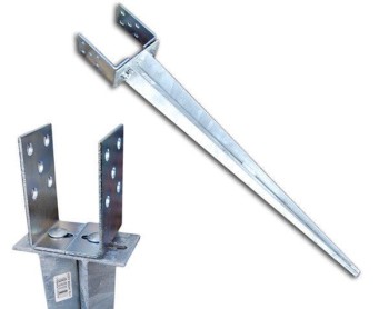PODSTAWA SŁUPA WBIJANA REGULOWANA 0-165*700 MM UN LBS W 0-160R