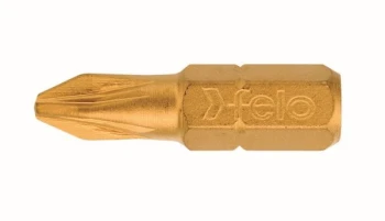 Bit krzyżowy PZ 2 - 25 mm / TIN FELO 02102070