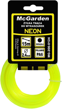 ŻYŁKA DO WYKASZARKI OKRĄGŁA NEON 3,0MM 15M MC GARDEN MG-200-0130