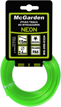 ŻYŁKA DO WYKASZARKI GWIAZDKA NEON 3,0MM 15M MC GARDEN MG-200-0330