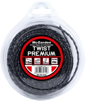 ŻYŁKA DO WYKASZARKI TWIST PREMIUM 2,0MM 15M MC GARDEN MG-200-0420