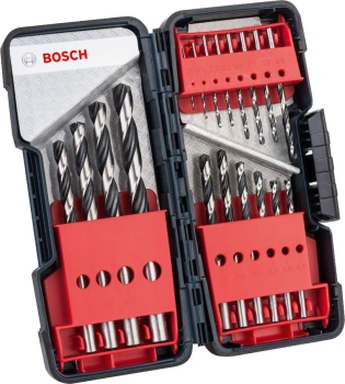 ZESTAW WIERTEŁ 18 SZT. POINTTEQ DO METALU 1-10MM BOSCH 2608577350