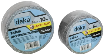 TAŚMA ANTYPOŚLIZGOWA ANTI SLIP BLACK 50MM*5M CZARNA DEKA D-300-0055
