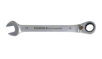 Klucz płasko-oczkowy 17 mm MicroSpeeder - z przełącznikiem PROXXON 23139