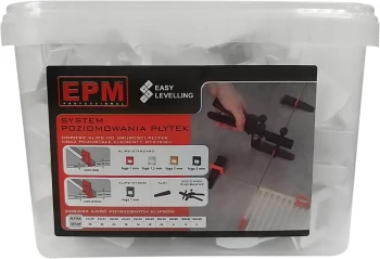 SYSTEM UKŁADANIA PŁYTEK EASY LEVELING 200 KLIPSÓW 1,5MM EPM E-315-8815
