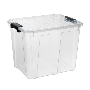 POJEMNIK DO PRZECHOWYWANIA Z POKRYWĄ HOME BOX 40L UN POJ HBP 40