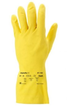 RĘKAWICE GUMOWE ALPHATEC 87-190 ROZMIAR XL ANSELL REK GU AL XL