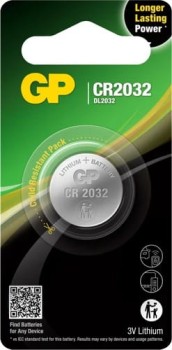 BATERIA GUZIKOWA LITOWA 3V CR2032 GP BATTERY GP CR2032-U1