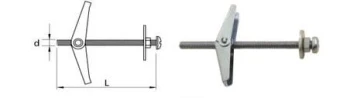 KOTWA STALOWA PARASOLKA 4*75MM UN KOL SP 4*75