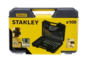 ZESTAW WIERTEŁ, BITÓW I OTWORNIC 100 SZT. STANLEY S/STA7205-XJ