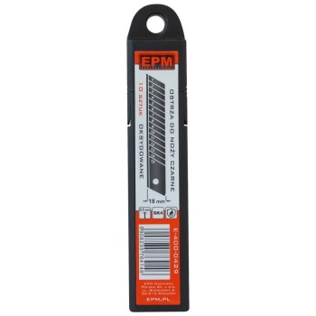 OSTRZA 18MM 10 SZTUK CZARNE EPM E-400-0429
